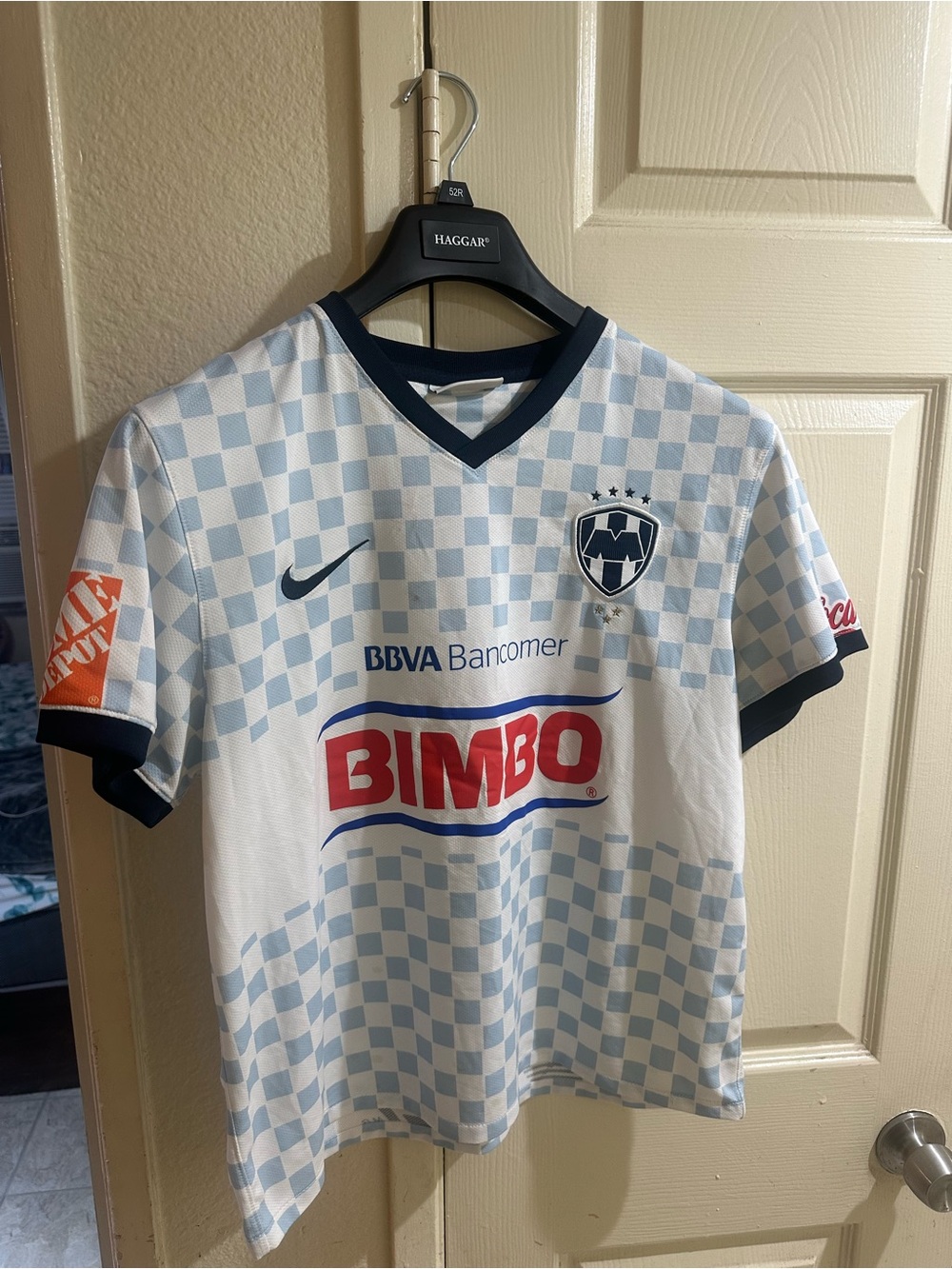 Nike Monterrey  Soccer Jersey - White & Light Blue